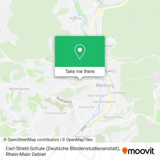 Карта Carl-Strehl-Schule (Deutsche Blindenstudienanstalt)