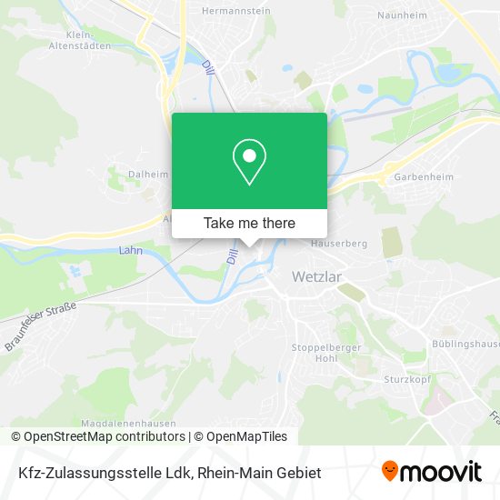 Kfz-Zulassungsstelle Ldk map