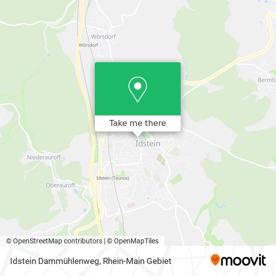 Idstein Dammühlenweg map