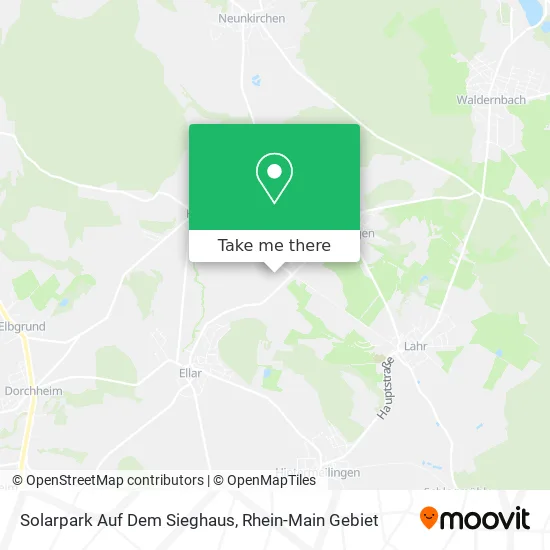 Карта Solarpark Auf Dem Sieghaus