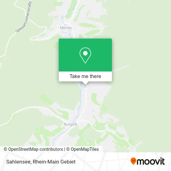 Sahlensee map