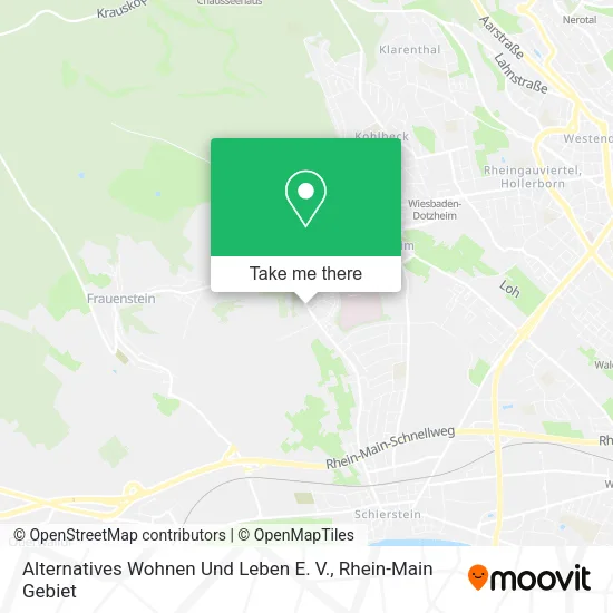 Карта Alternatives Wohnen Und Leben E. V.