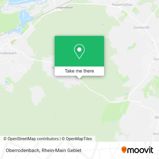 Карта Oberrodenbach
