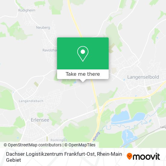 Dachser Logistikzentrum Frankfurt-Ost map
