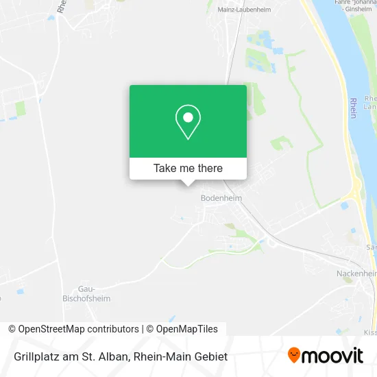 Карта Grillplatz am St. Alban