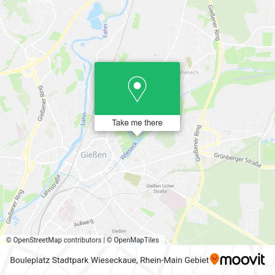 Карта Bouleplatz Stadtpark Wieseckaue