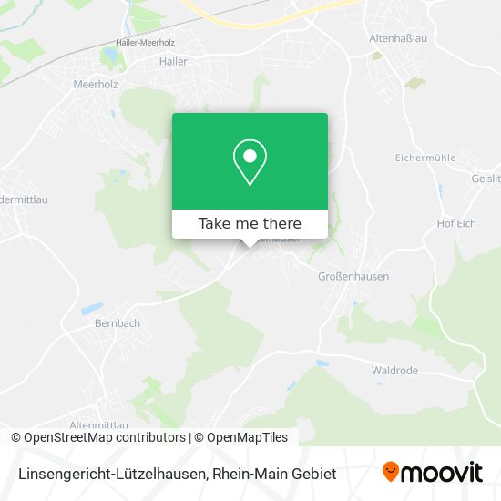 Linsengericht-Lützelhausen map