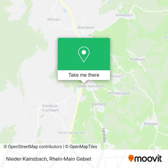 Карта Nieder-Kainsbach