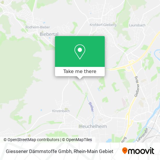 Giessener Dämmstoffe Gmbh map