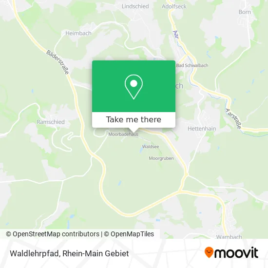 Карта Waldlehrpfad