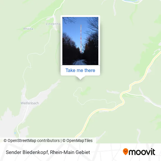 Карта Sender Biedenkopf