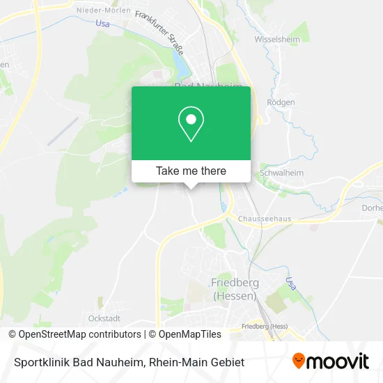 Карта Sportklinik Bad Nauheim