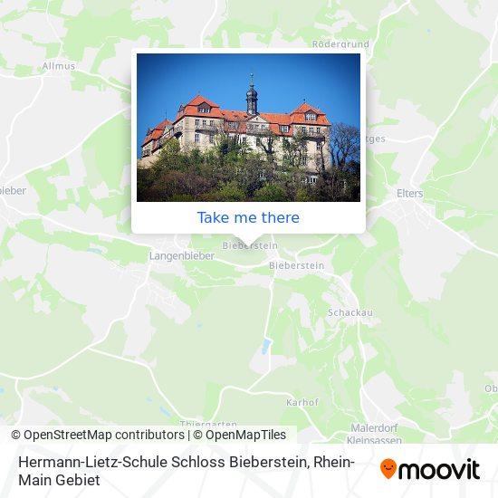 Hermann-Lietz-Schule Schloss Bieberstein map