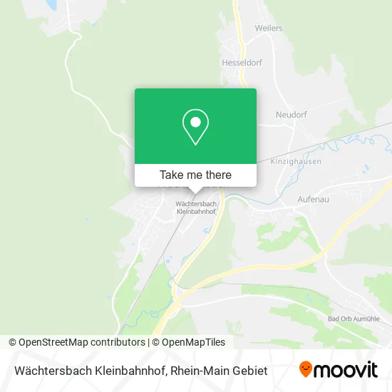 Карта Wächtersbach Kleinbahnhof