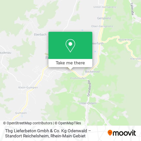 Tbg Lieferbeton Gmbh & Co. Kg Odenwald – Standort Reichelsheim map