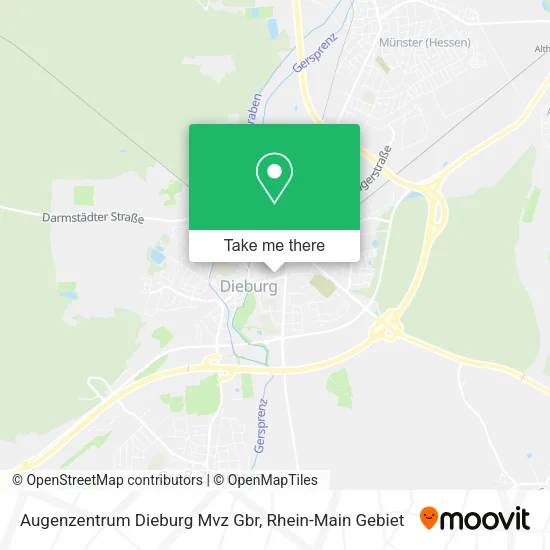 Карта Augenzentrum Dieburg Mvz Gbr