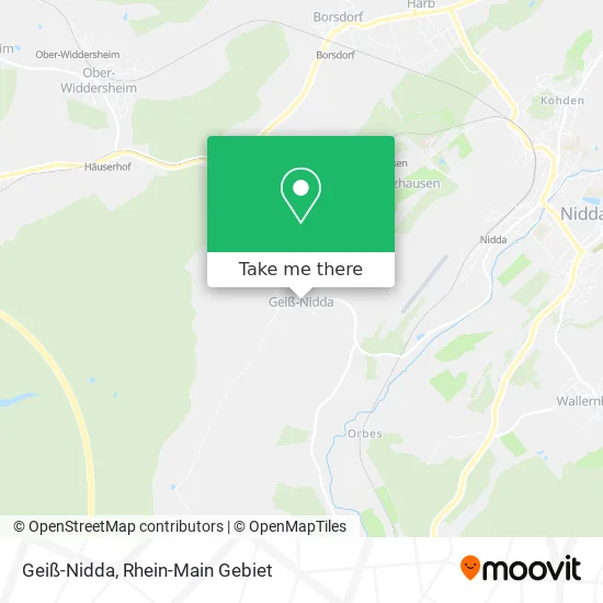 Карта Geiß-Nidda