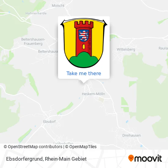 Карта Ebsdorfergrund
