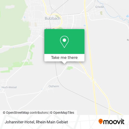 Johanniter-Hotel map