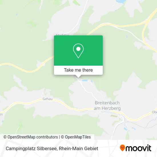 Карта Campingplatz Silbersee