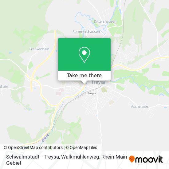 Schwalmstadt - Treysa, Walkmühlenweg map