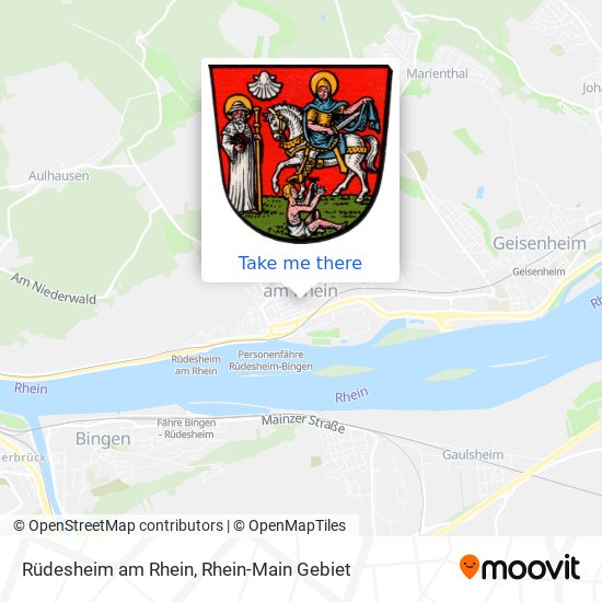 Rüdesheim am Rhein map