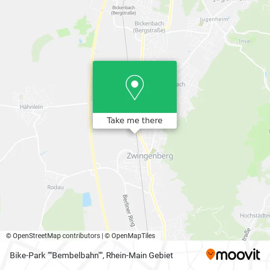 Карта Bike-Park ""Bembelbahn""