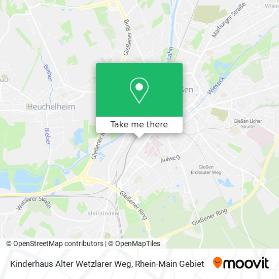 Kinderhaus Alter Wetzlarer Weg map