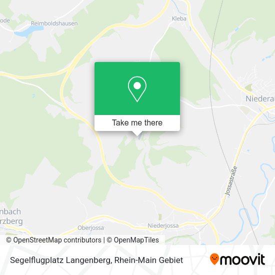 Карта Segelflugplatz Langenberg
