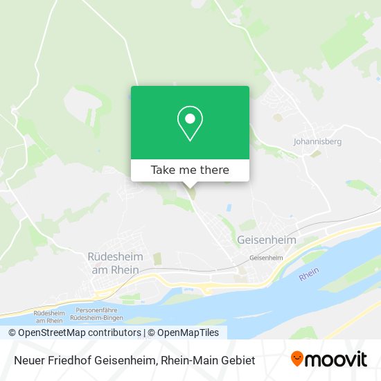 Neuer Friedhof Geisenheim map