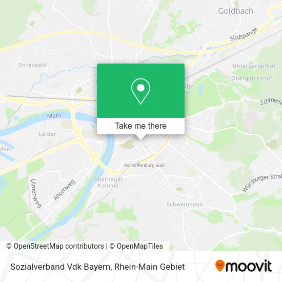 Карта Sozialverband Vdk Bayern
