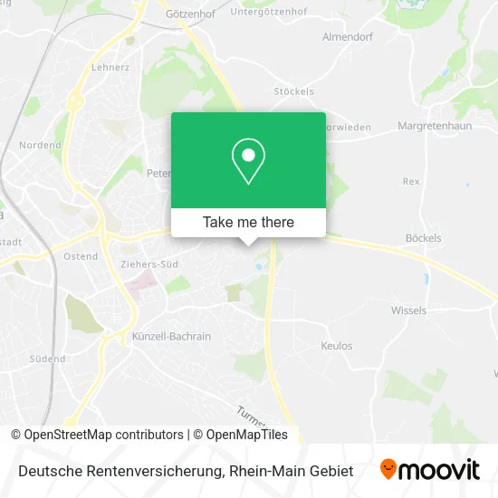 Карта Deutsche Rentenversicherung
