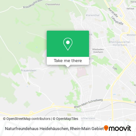 Naturfreundehaus Heidehäuschen map
