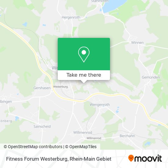 Карта Fitness Forum Westerburg