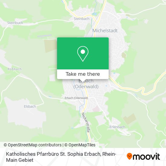 Katholisches Pfarrbüro St. Sophia Erbach map