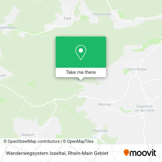 Wanderwegsystem Isseltal map