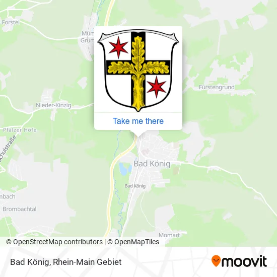 Карта Bad König