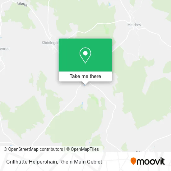 Карта Grillhütte Helpershain
