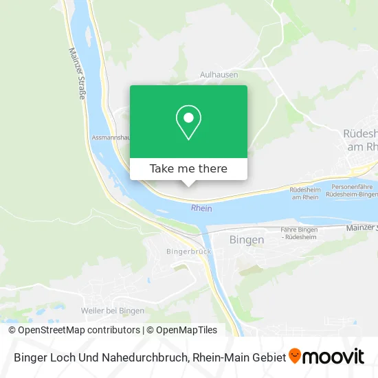 Карта Binger Loch Und Nahedurchbruch