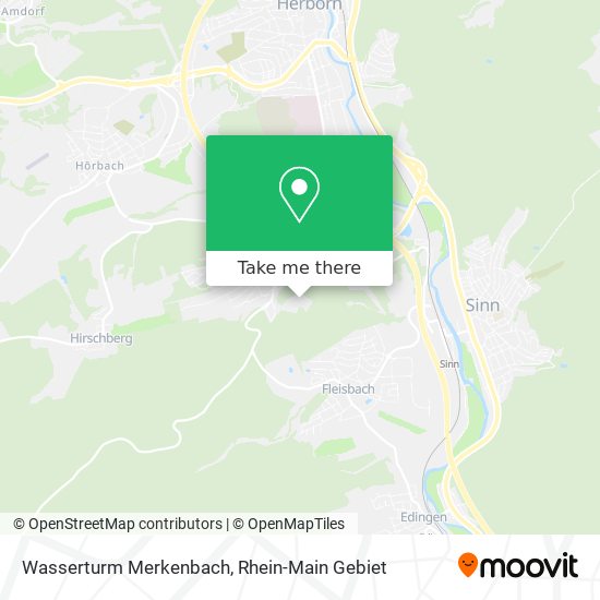 Wasserturm Merkenbach map