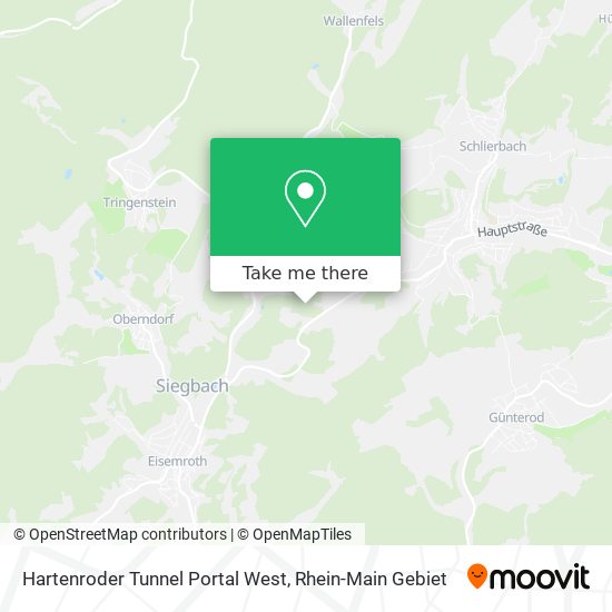 Карта Hartenroder Tunnel Portal West