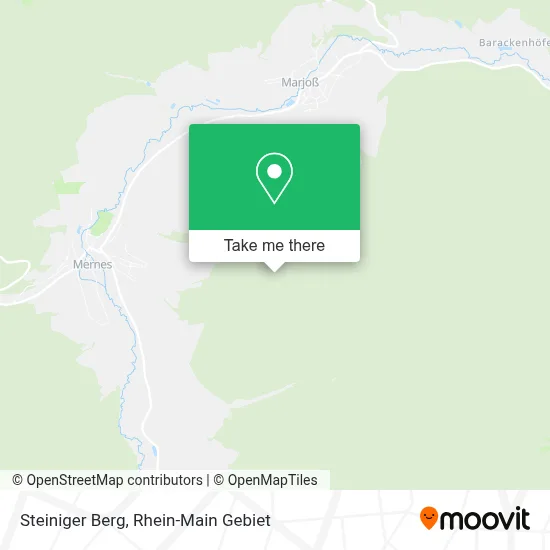 Steiniger Berg map