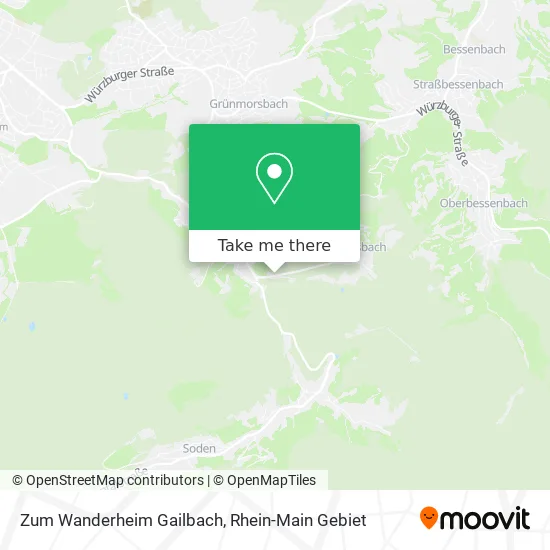 Карта Zum Wanderheim Gailbach