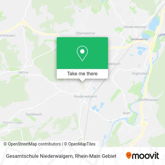 Карта Gesamtschule Niederwalgern