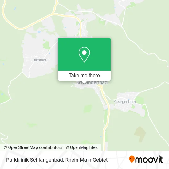 Карта Parkklinik Schlangenbad