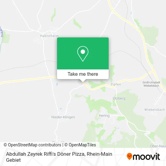 Карта Abdullah Zeyrek Riffi's Döner Pizza