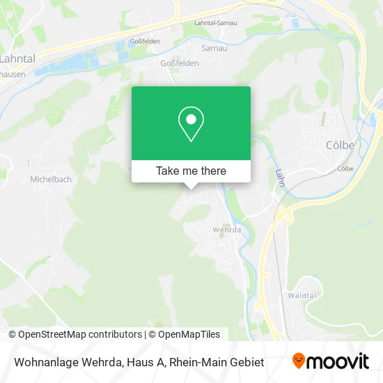 Карта Wohnanlage Wehrda, Haus A