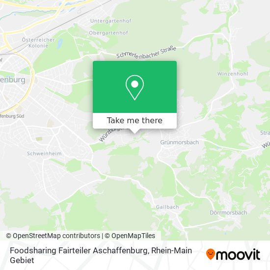 Foodsharing Fairteiler Aschaffenburg map