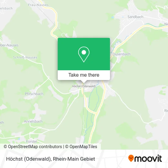 Карта Höchst (Odenwald)