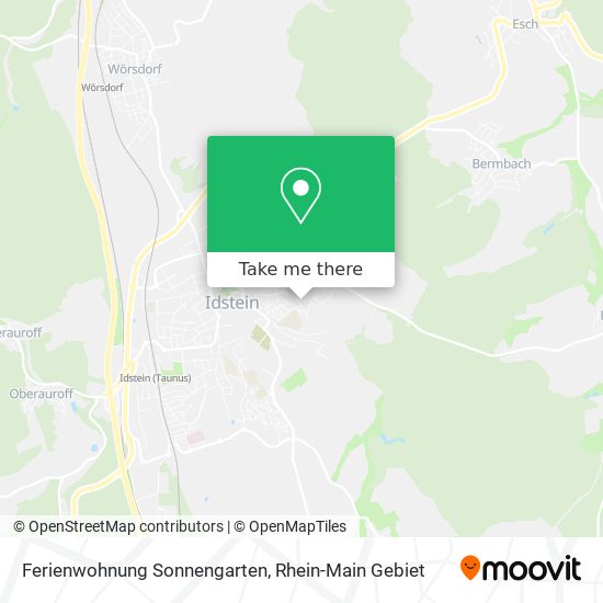 Ferienwohnung Sonnengarten map